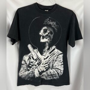 Vintage No Fear So Cal Skull T Shirt Men’s Size Medium Black Y2K Grunge Skater